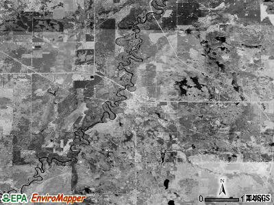 Redding township, Michigan satellite photo by USGS