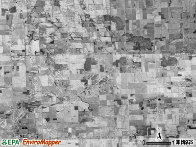 Dwight township, Michigan satellite photo by USGS