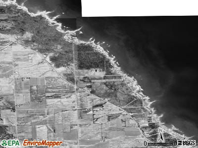 Gore township, Michigan satellite photo by USGS