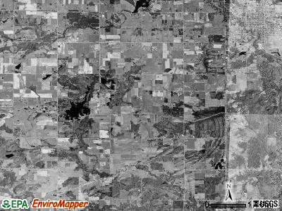 Grout township, Michigan satellite photo by USGS