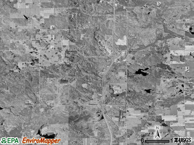 Hatton township, Michigan satellite photo by USGS
