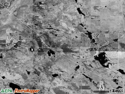 Freeman township, Michigan satellite photo by USGS