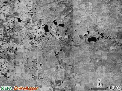 Cedar township, Michigan satellite photo by USGS
