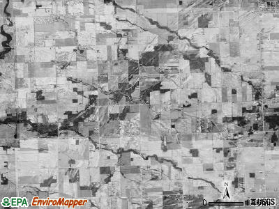 Meade township, Michigan satellite photo by USGS