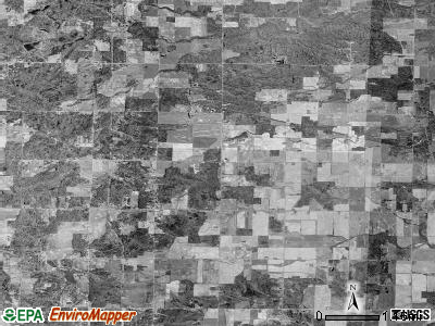 Mount Forest township, Michigan satellite photo by USGS