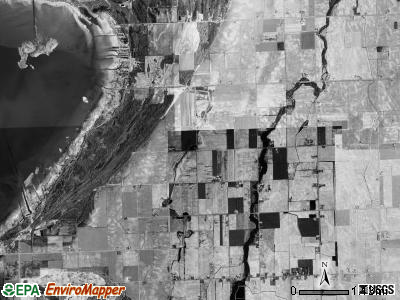 McKinley township, Michigan satellite photo by USGS