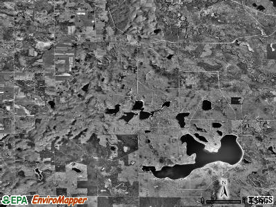 Lake township, Michigan satellite photo by USGS
