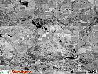 Grant township, Michigan satellite photo by USGS