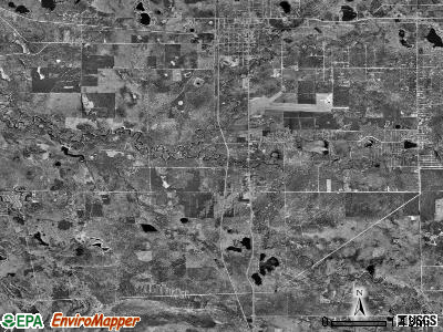 Pleasant Plains township, Michigan satellite photo by USGS