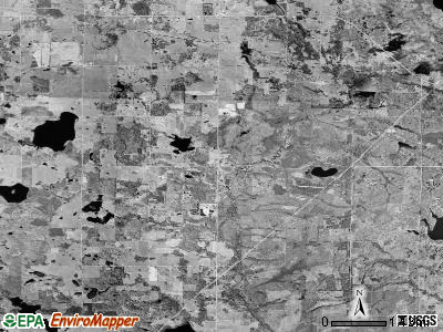 Orient township, Michigan satellite photo by USGS