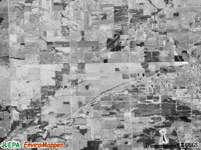Colfax township, Michigan satellite photo by USGS