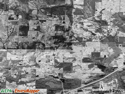 Chrisp township, Arkansas satellite photo by USGS