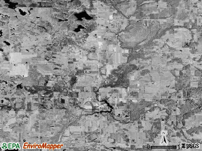 Fork township, Michigan satellite photo by USGS