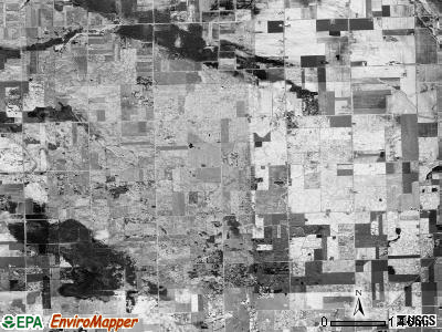 Paris township, Michigan satellite photo by USGS