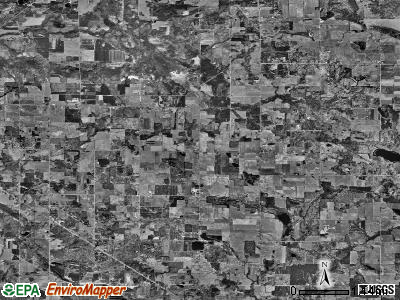 Elbridge township, Michigan satellite photo by USGS