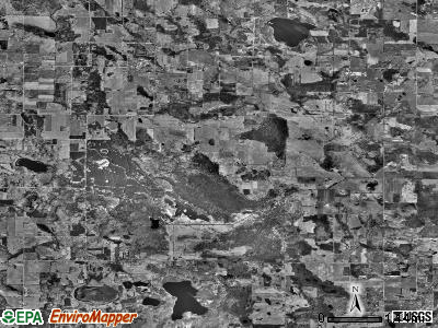 Leavitt township, Michigan satellite photo by USGS