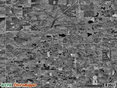 Norwich township, Michigan satellite photo by USGS