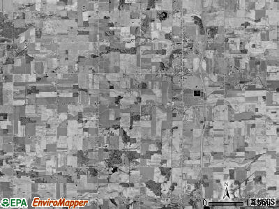 Isabella township, Michigan satellite photo by USGS
