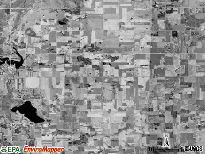 Nottawa township, Michigan satellite photo by USGS