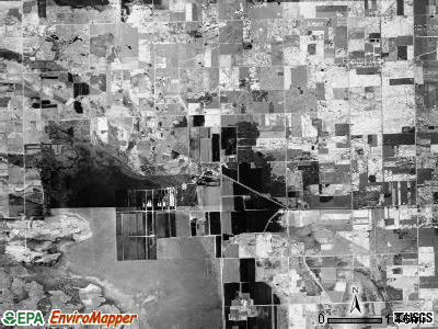 Minden township, Michigan satellite photo by USGS