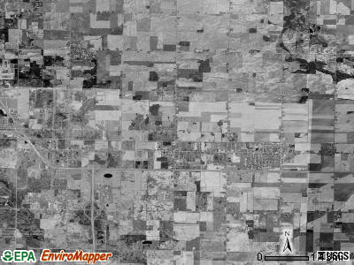 Williams township, Michigan satellite photo by USGS