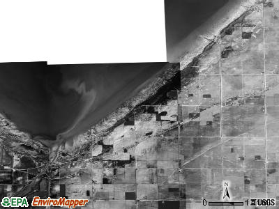 Wisner township, Michigan satellite photo by USGS