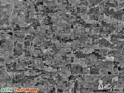 Shelby township, Michigan satellite photo by USGS