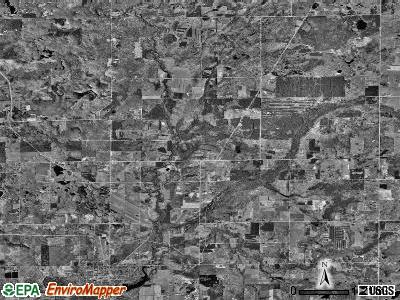 Wilcox township, Michigan satellite photo by USGS