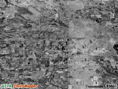 Austin township, Michigan satellite photo by USGS