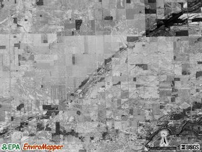 Almer township, Michigan satellite photo by USGS
