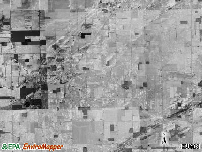 Fairgrove township, Michigan satellite photo by USGS