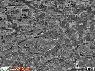 Otto township, Michigan satellite photo by USGS