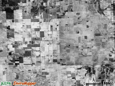 Custer township, Michigan satellite photo by USGS