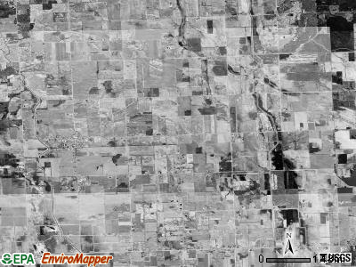 Moore township, Michigan satellite photo by USGS