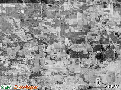 Kingston township, Michigan satellite photo by USGS