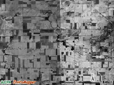 Blumfield township, Michigan satellite photo by USGS