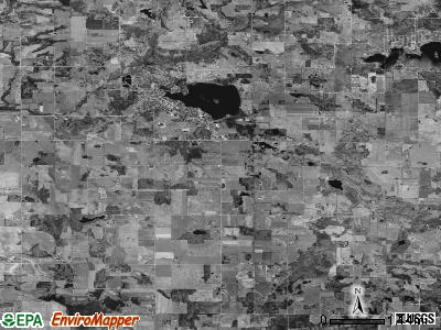 Cato township, Michigan satellite photo by USGS