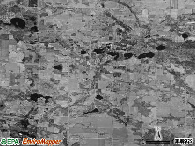 Belvidere township, Michigan satellite photo by USGS