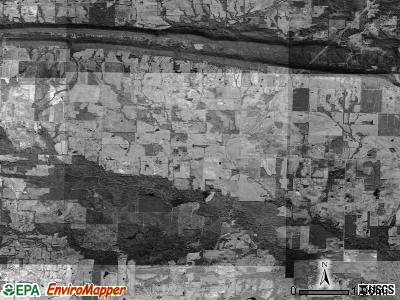 Royal township, Arkansas satellite photo by USGS