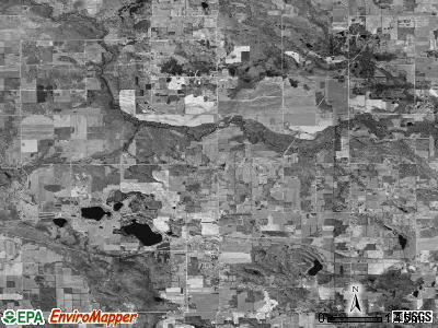 Richland township, Michigan satellite photo by USGS
