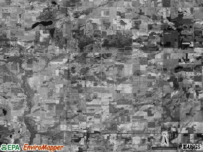 Seville township, Michigan satellite photo by USGS