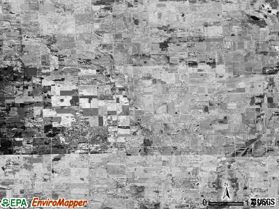 Marlette township, Michigan satellite photo by USGS