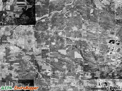 Vassar township, Michigan satellite photo by USGS