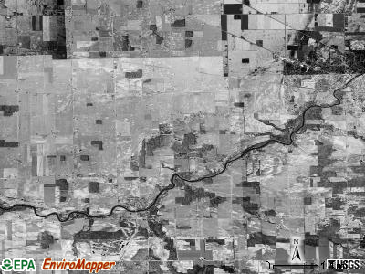 Tuscola township, Michigan satellite photo by USGS