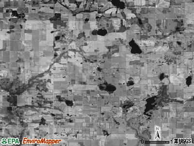 Maple Valley township, Michigan satellite photo by USGS