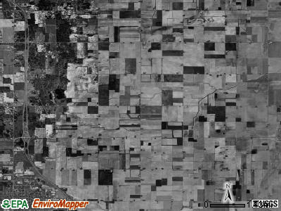 Emerson township, Michigan satellite photo by USGS