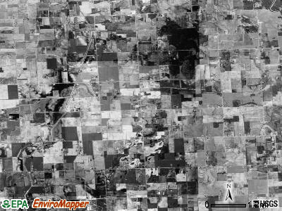Buel township, Michigan satellite photo by USGS