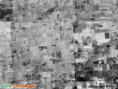 Elk township, Michigan satellite photo by USGS