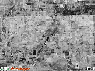 Flynn township, Michigan satellite photo by USGS