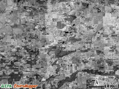 Rich township, Michigan satellite photo by USGS